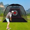 Сетка для гольфа черная экономит место домашняя тренировочная сетка для дома и улицы 3x2x1.8m