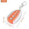 VEVOR Sliding Gate Opener Remote, 40 Meters Range, 4-Button Automatic Gate Opener Remote, Remotes for Garage Door Openers