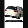 Для VW Volkswagen Golf 7 Custom Diffuser Glossy Black Plastic 2012 2013 2014 2015 2016