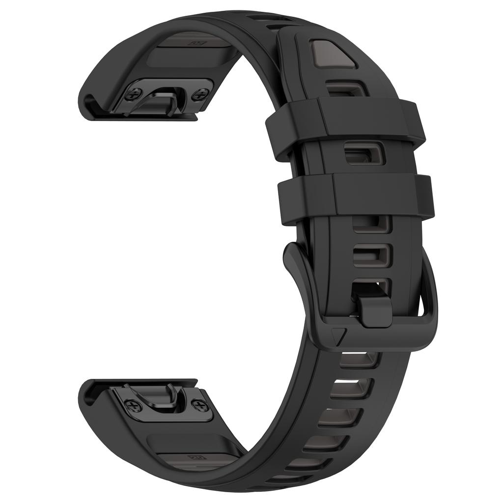 Ремешок 20 мм для Garmin Fenix 8 43 мм/Descent MK3/MK3i/epix Pro (Ген 2) Универсальный силиконовый ремешок для часов 42 мм