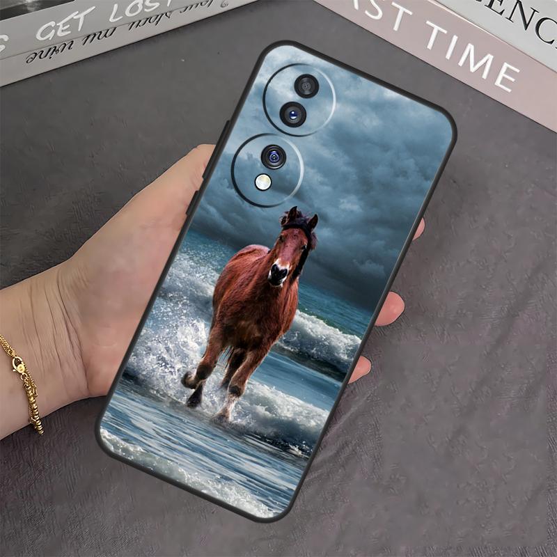 Чехол Животное Лошадь Для Honor 90 70 50 10 Lite Magic 5 6 Pro X6 X7 X8 X9 X6a X7a X8a X9a X9b X8b Обложка