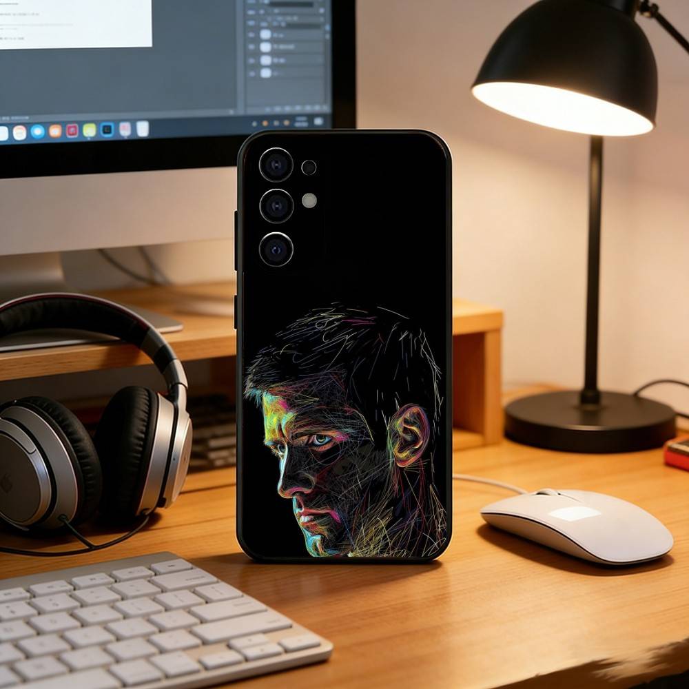 Novak Djokovic Phone Case For Samsung S25,S24,S21,S22,S23,S30,Ultra,S20,Plus,Fe,Lite,Note,10,Black Cover