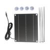 6W Emergency Solar Panel Phone Charger High Conversion Efficiency Short-Circuit Protection Solar Panel Charger for Outdoor Use