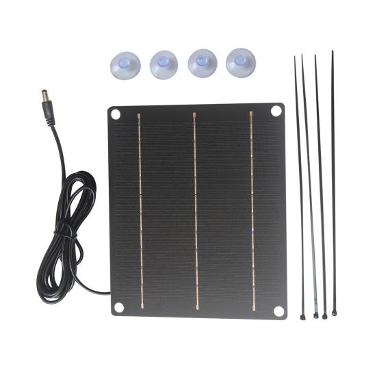 6W Emergency Solar Panel Phone Charger High Conversion Efficiency Short-Circuit Protection Solar Panel Charger for Outdoor Use