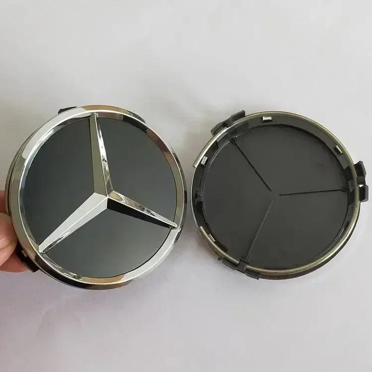 4 шт. 75 мм Колпачки ступицы колеса автомобиля для Mercedes-Benz W166 W167 W177 W213 X205 GLC/GLE/ML-класс Декоративные Аксессуары