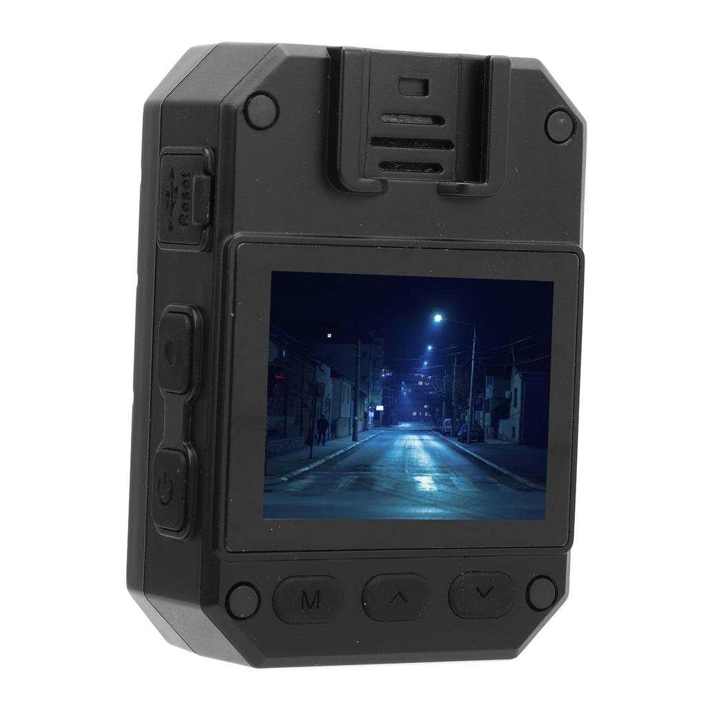 Body Worn Camera with Back Clip 4K HD 6 Axis Gyro Night Vision Water Resistant Wearable Pocket Video