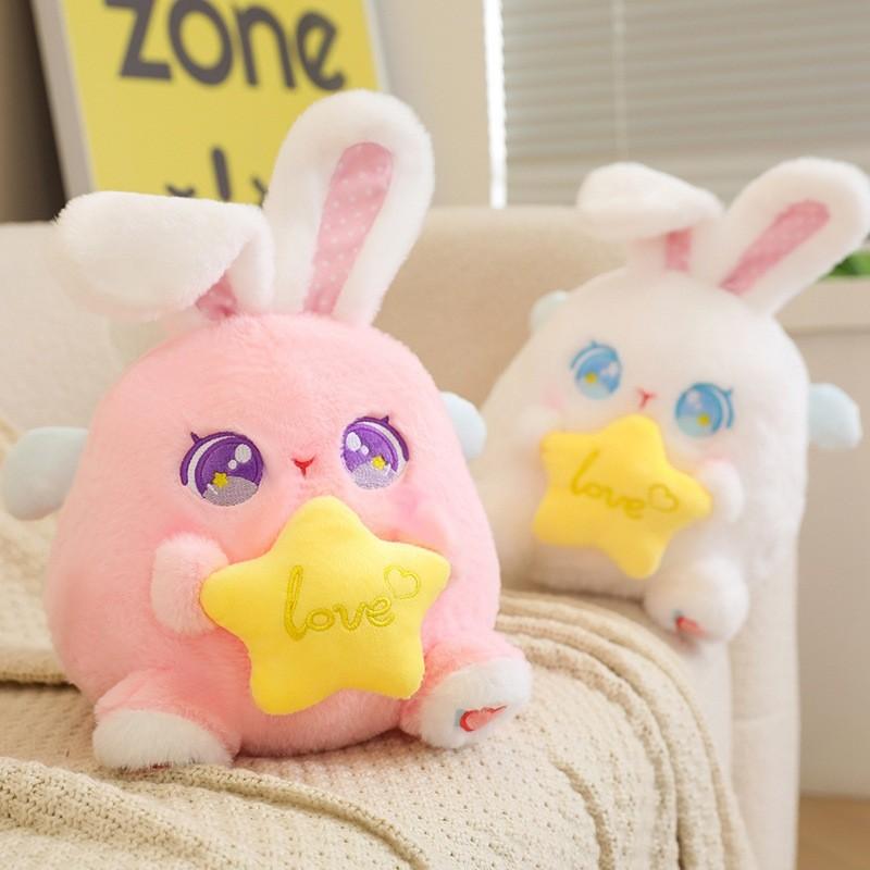 Rabbit Cute Angel Cuddle Star Stuffed Toy Cartoon Girl Sleeping Holiday Gifts