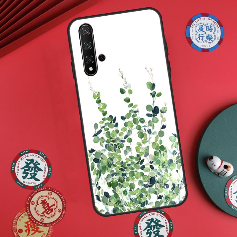 Эвкалипт Лаванда Для Huawei Nova Y73 Y72 Y90 Y70 Y60 Y91 Y61 12s 12i 11i 8i 9 10 SE P40 Lite P60 P30 Pro Чехол