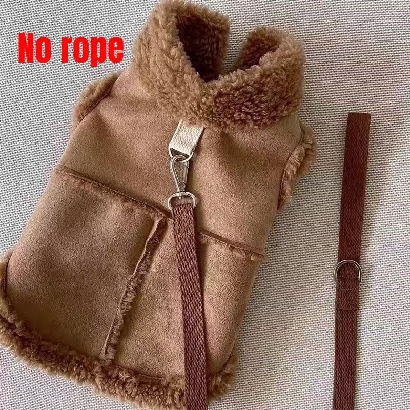 1 шт. Зимняя теплая толстовка-худи для собак с флисом, уличная одежда для собак для маленьких собак, пальто для чихуахуа, одежда, костюм для щенка, кошки