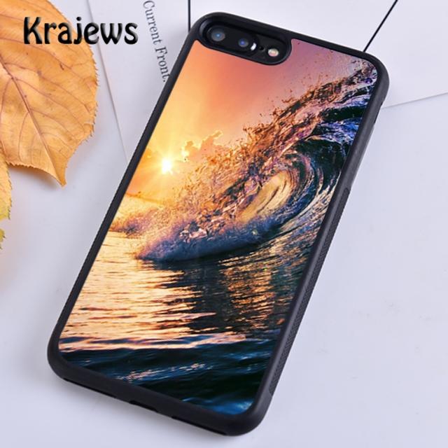 Krajews Серфинг Морской Пляж Доска для серфинга Волна Чехол для телефона Для iPhone 17 Air 15 16 14 plus 11 12 13 pro max coque Чехол Fundas