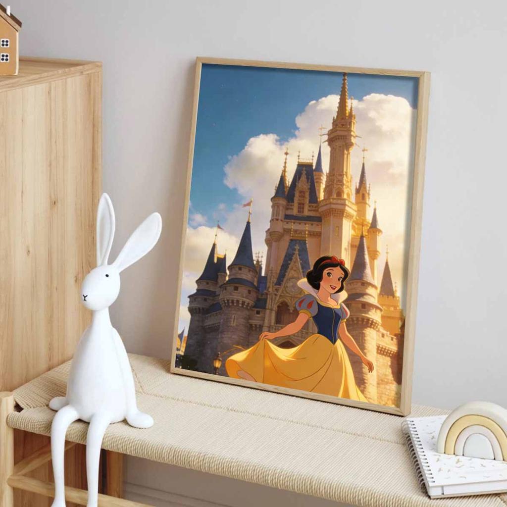 Disney Snow White princess castle diamond painting mosaic art kit 5D handmade diy gift home decoration
