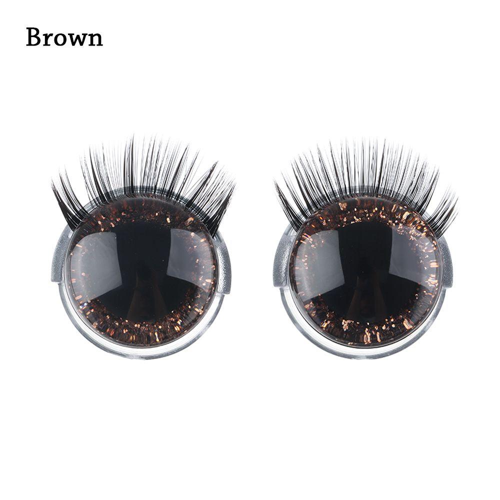 Plush Toys Making DIY Crafts Doll Accessories Eyes with Eyelashes 3D Eyes Flashing Eyes