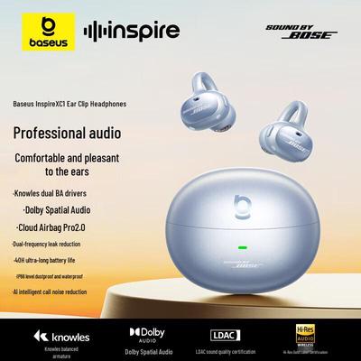 Беспроводные наушники Baseus Inspire XC1 с открытым ухом и зажимом