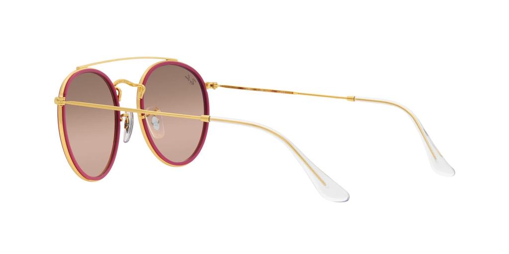 Солнцезащитные очки RB3647N Legend Gold Matte Pink Grey Mirror Gradient Lens 51 [Ray-Ban] + Fuchsia/Crystal
