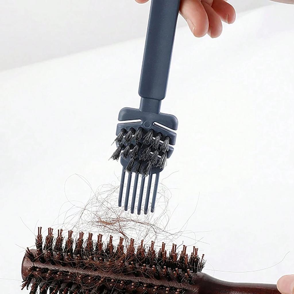 1 шт.-Щетка для чистки расчески Щетка для чистки расчески Инструмент для чистки щетки Устройство для удаления волос и грязи Креативное Подходит для дома и салона
