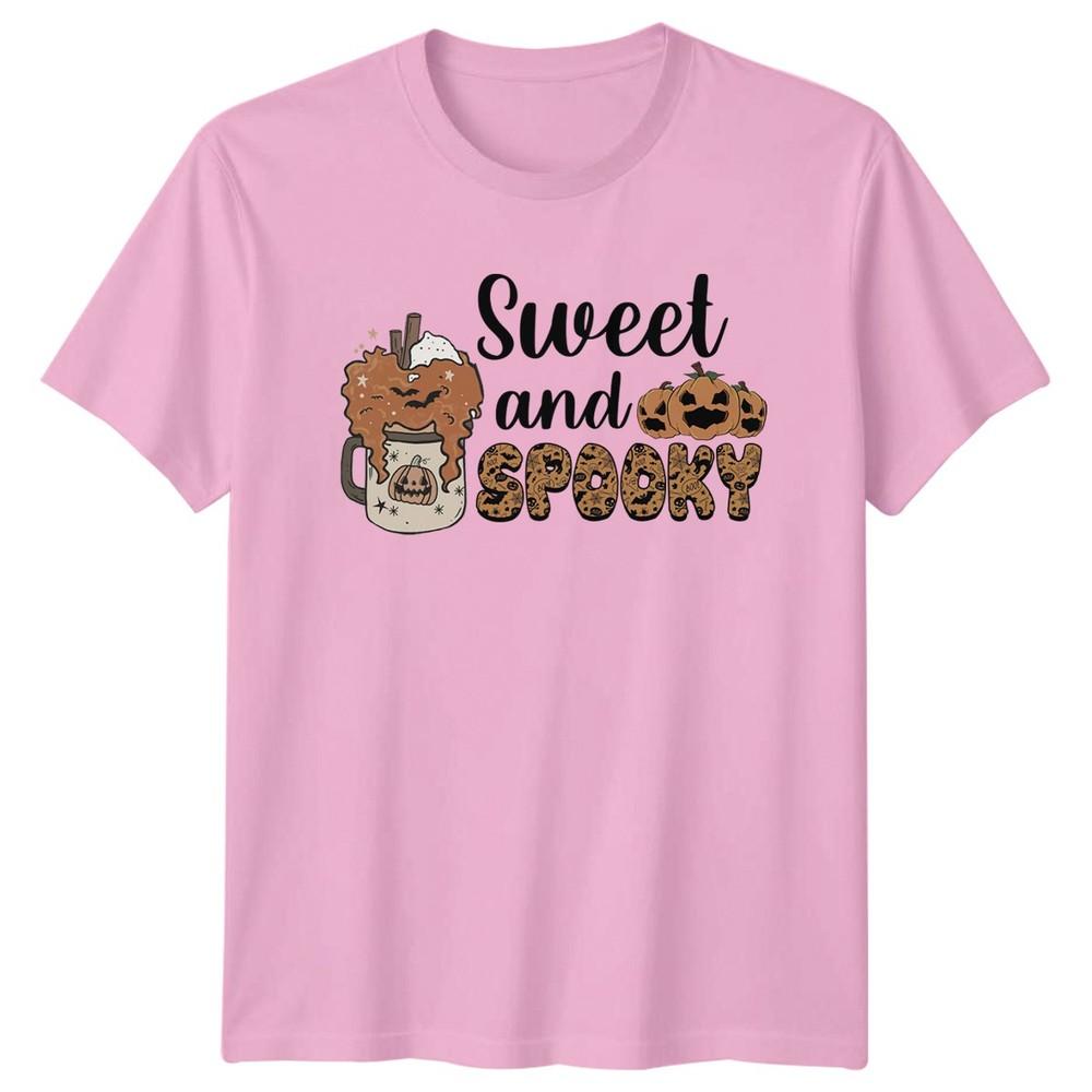 Sweet And Spooky Unisexs TShirt Coffee Halloween Gift For Her