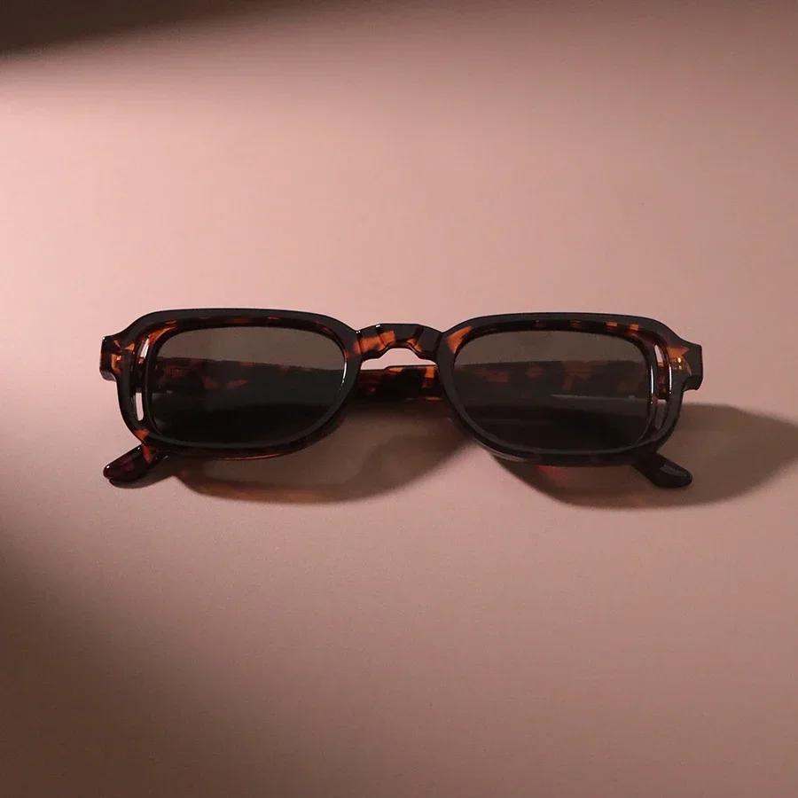 Модные Ретро Квадратные Солнцезащитные Очки Женские Мужские Прямоугольные Винтажные Солнцезащитные Очки Женские Мужские Зеркальные Для Путешествий На Открытом Воздухе