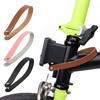 Faux Cowhide Pull Strap for Brompton Folding Bike Carrier Block Fake Leather