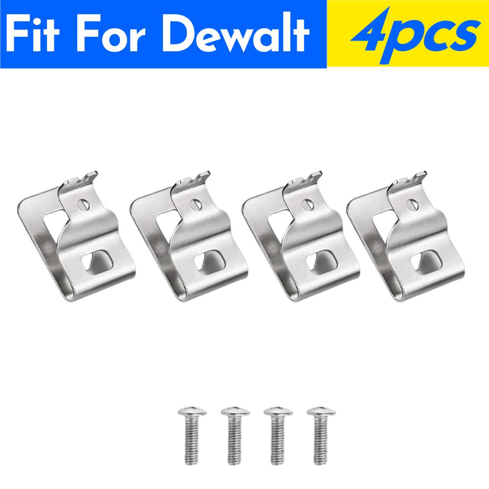 2-6PCS Electric Drill Belt Hook Cordless Drills Wrench Holder Clip Hooks Tool Fit for Dewalt/Makita/Milwaukee Impact Drills Tool