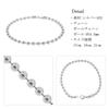 [Shinjuku Gin no Kura] 4.5mm Ball Chain Silver 925 Bracelet, Approximately 17cm Long, Oversized, Beautiful, Impactful, and Voluminous for Women