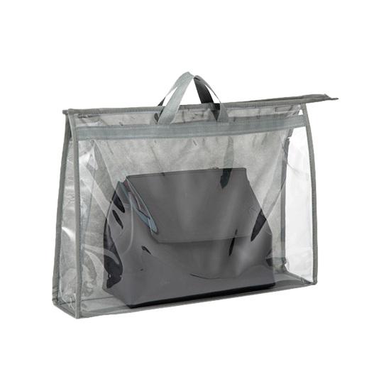 Сумка-мешок для пыли, прозрачный органайзер для хранения сумок с ручкой, прозрачный дизайн, легкий