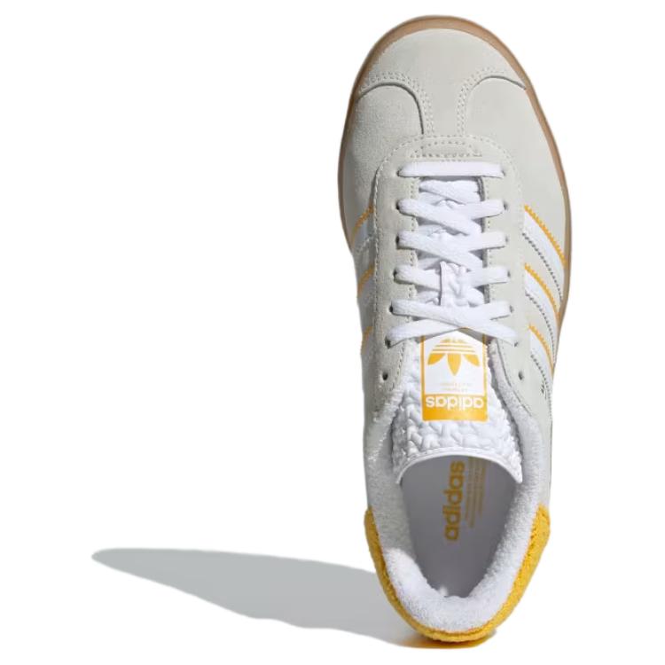 adidas Gazelle Bold Ivory Bold Gold женские кроссовки кремово-белые IH9929