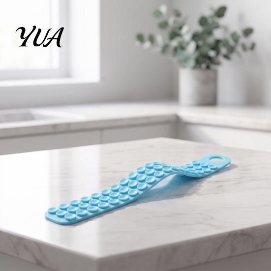 Silicone Meat Thawing Tool Belt, Sink Fixator Belt with Super Suction, Longer Outdoor Icing Assistant Faster Safer Defrosting Wall Hook for