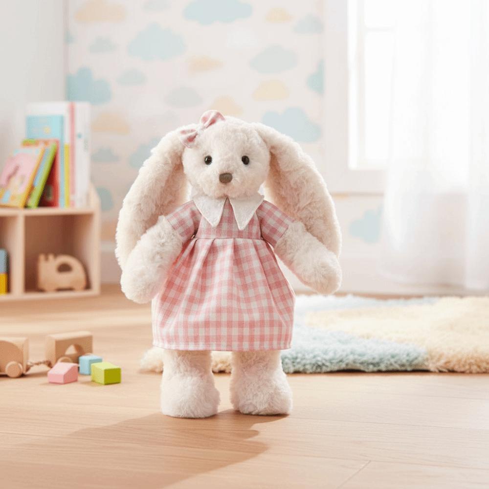 Ultra-Soft Rabbit Plush Toy Soft Stuffed Animal Doll Rabbit Doll Children's Room Decor