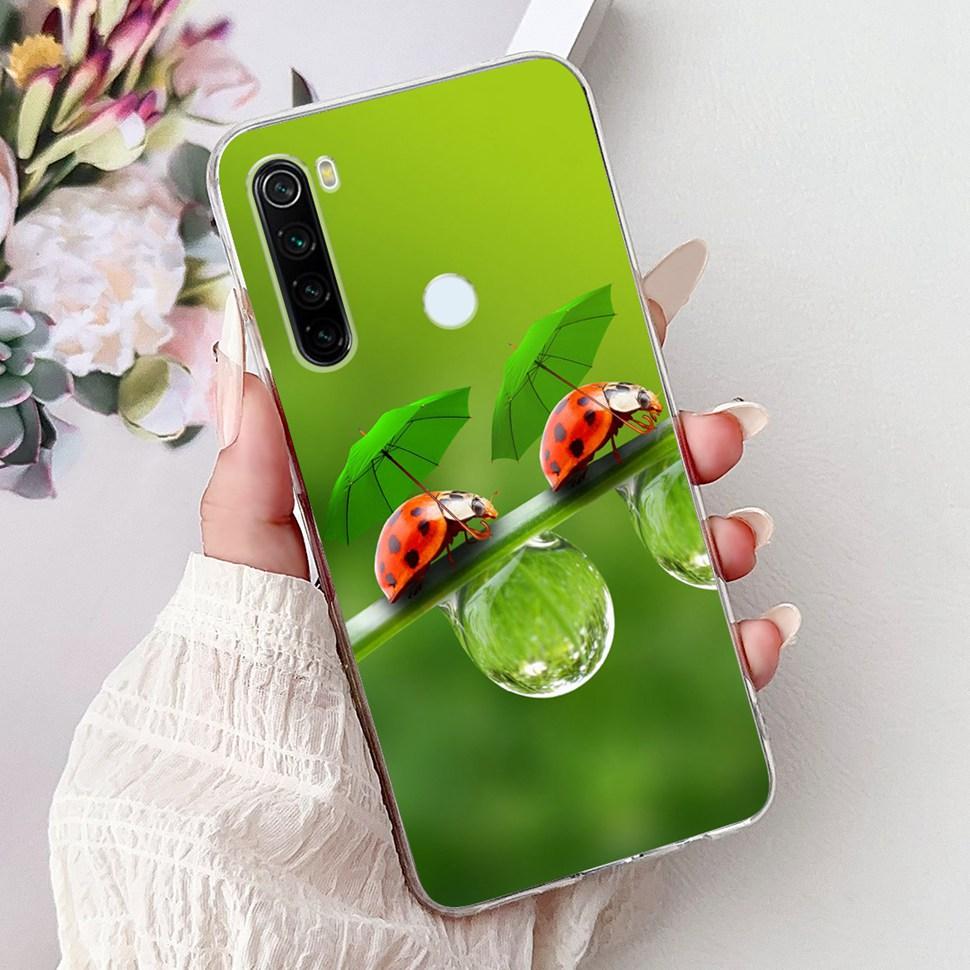 6.3" Silicone Case For Xiaomi Redmi Note 8 Soft TPU Cute Patterned Cover Case For Redmi Note 8  Note8 Protective Shell Bumper