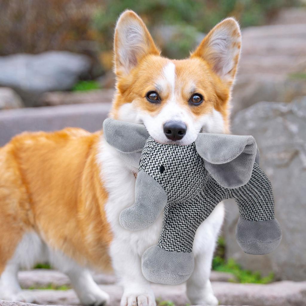 Indestructible Dog Toys, Interactive Dogs Toy Chew Toy, Indestructible Squeaky Dog Toys, Soft Plush Animal Playthings For Playing Trainin