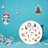 10 шт./Набор Цветные Рождественские Шармы Новогодние Xmas Подвески для DIY Поделок Серьги Браслет Брелок Изготовление Украшений Фурнитура