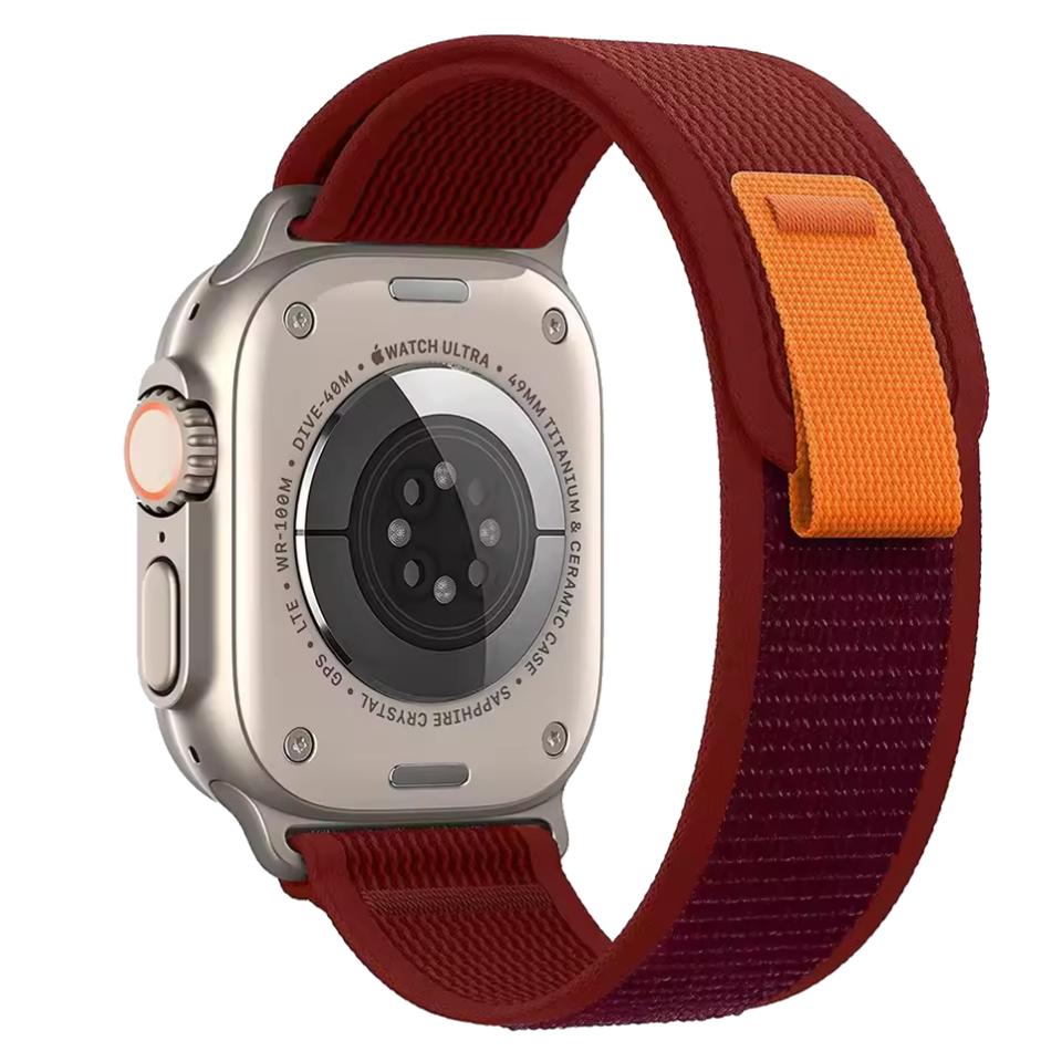 1:1 Ремешок Trail Loop для Apple Watch Ultra 3 2 49 мм 46 мм 45 мм 44 мм 42 мм 40 мм 41 мм 38 мм Спортивный браслет correa iwatch Series 11 10 9 8 7 SE Ремешки