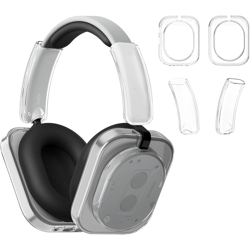 For Nothing Headphone (1) Dedicated Separable TPU Hard Case Protective Set: Shockproof & Stain-Resistant Design, Full Protection for Headband & Earpad