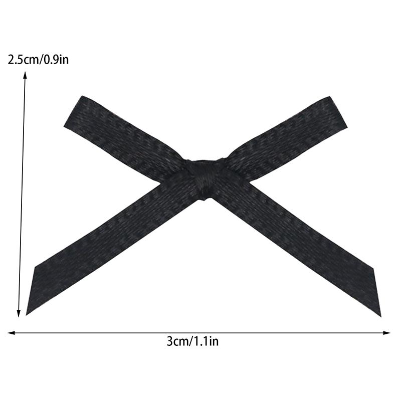 100 шт. 20-30 мм маленький размер атласная лента бант цветок DIY ремесло украшения ремесла аксессуары украшения принадлежности