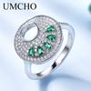 Umcho Fashion Round Gemstone Ring