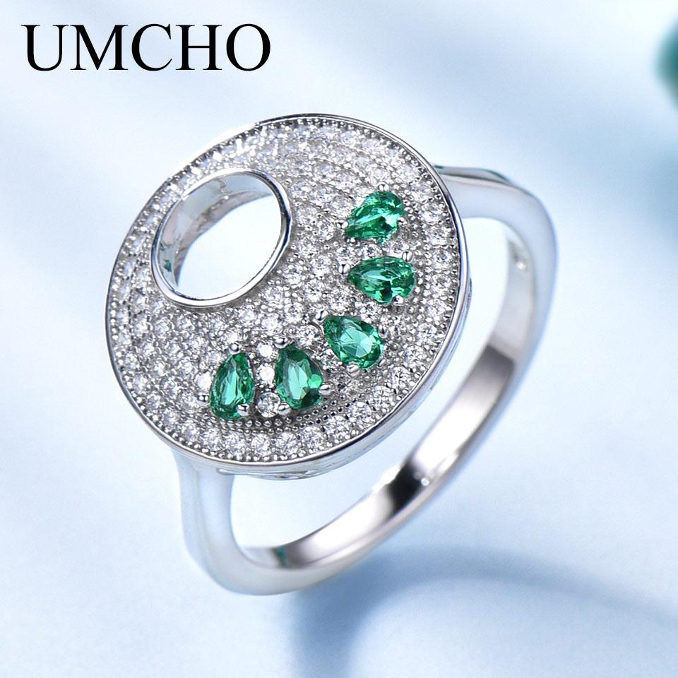Umcho Fashion Round Gemstone Ring