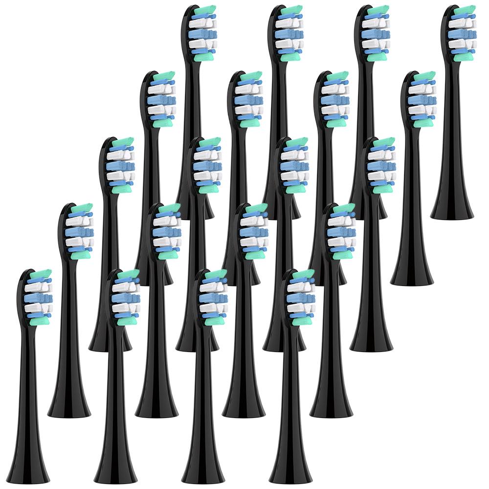 4/8/12/20 шт. Совместимые с электрической зубной щеткой Philips Sonicare Сменные насадки, Головки для зубных щеток 1100/2100/4100