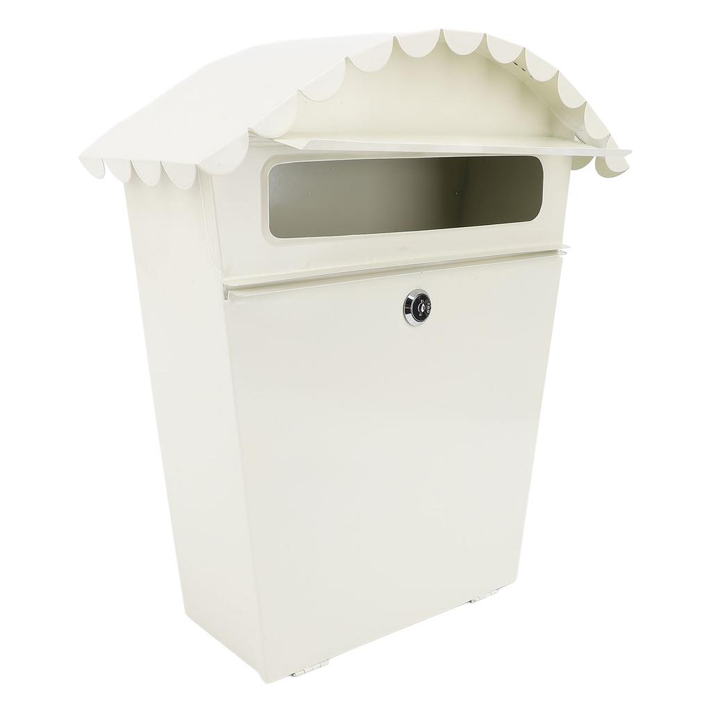 Железный почтовый ящик винтажный непромокаемый почтовый ящик декоративный домашний офисный стол украшение с замком для