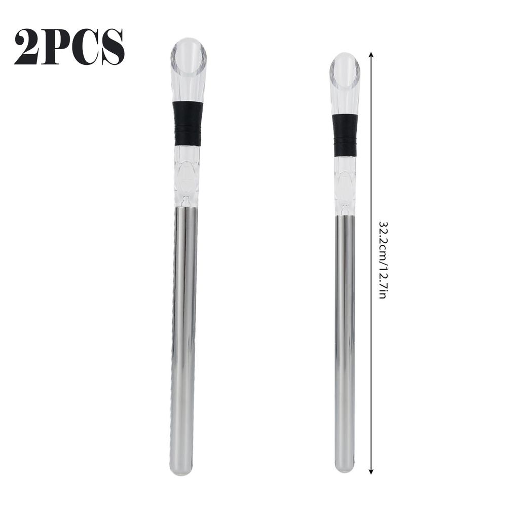 Wine Bottle Cooling Cooler Ice Chill Rod Stick Stainless Steel Aerator Pourer Stopper Beer Beverage Frozen Stick for Bar Tool