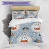 3pcs Duvet Cover Set (1*Duvet Cover + 2*Pillowcase, Without Core), Miffy Print Bedding Set, Bedroom Decor, All‑Season, Birthday Gift