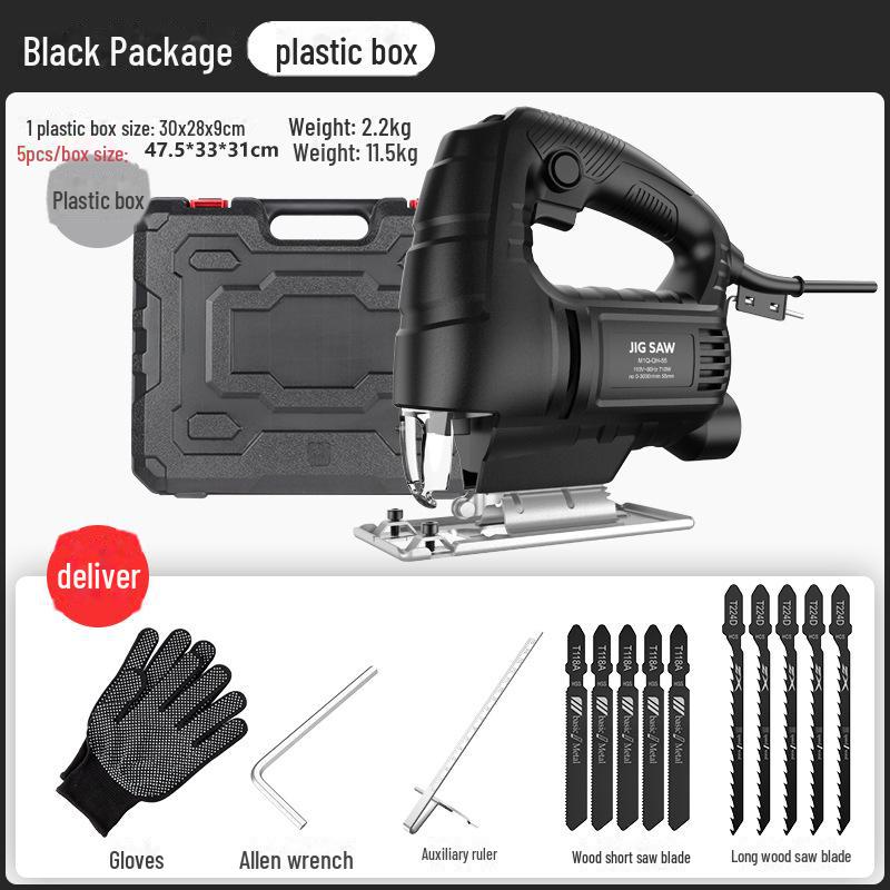 Портативная многофункциональная электрическая криволинейная пила типа 55 для деревообработки и бытового использования