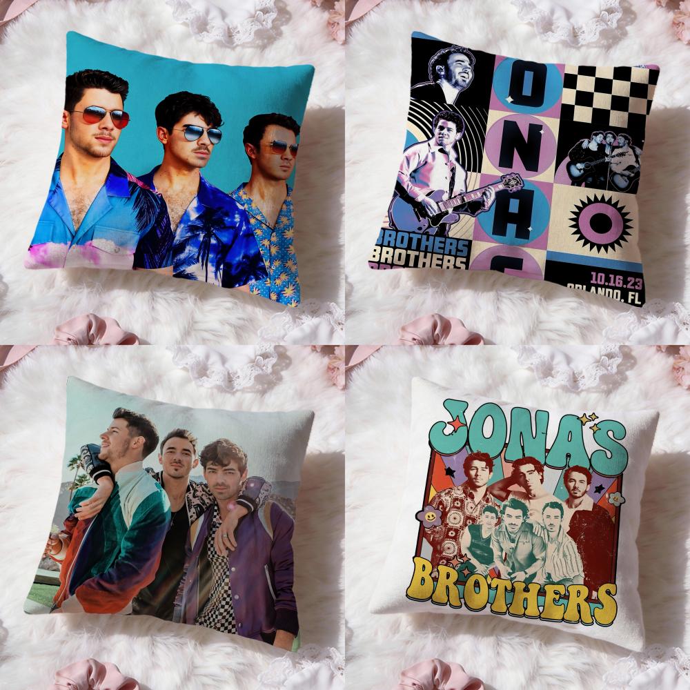 Наволочка J-Jonas Brothers Премиум Комфорт Двусторонняя Подушка - Дизайн Два в Одном для Любой Комнаты и Салона Автомобиля