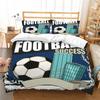 Лидер продаж, комплекты пододеяльников с 3D-принтом, комплект постельного белья с 3D-принтом, домашний текстиль для футбола, высококачественный полиэстер, пододеяльник, детское покрывало одного размера