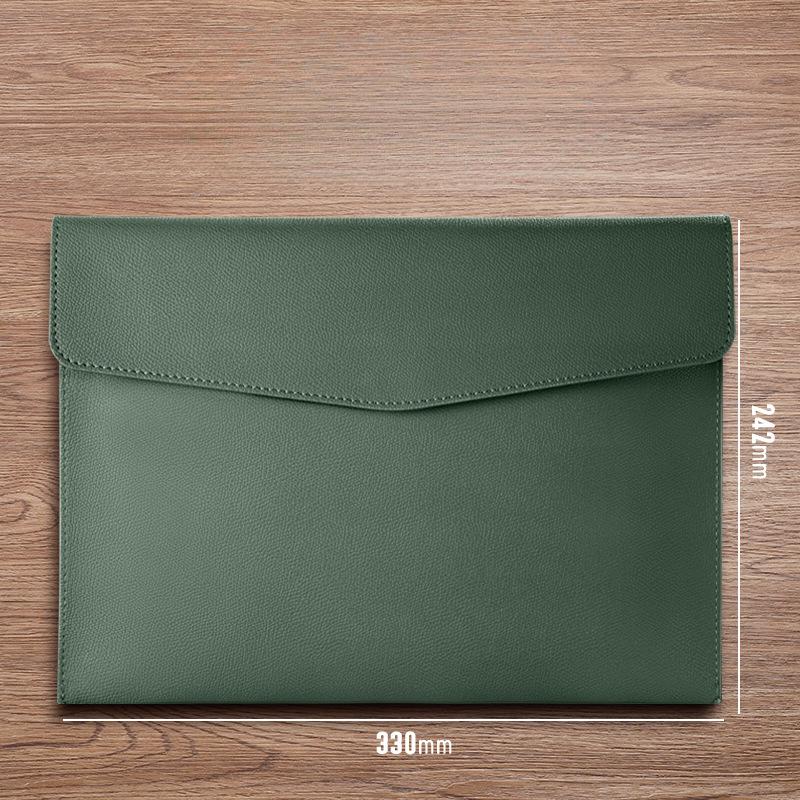 Кожаная сумка-папка формата А4, сумка-папка, кнопка для данных, сумка для хранения деловых документов, портативная и большой вместимости
