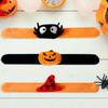 Хэллоуин браслет весело тыква паук шляпа ведьмы шлепок браслет Хэллоуин вечерние аксессуары для детей и взрослых