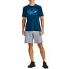 Under Armour Футболка свободного покроя с круглым вырезом и логотипом для тренировок, мужская, цвет синий 1357155-581