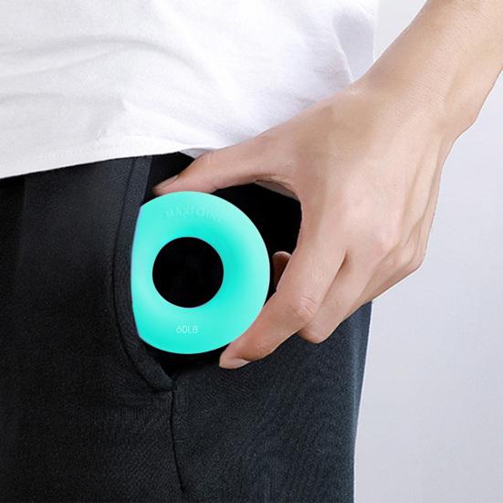 Кольцо для тренировки силы захвата 9 см, противоскользящее силиконовое кольцо для тренировки пальцев предплечья, усилитель для рук, инструменты для тренировок, портативное оборудование для ручных упражнений