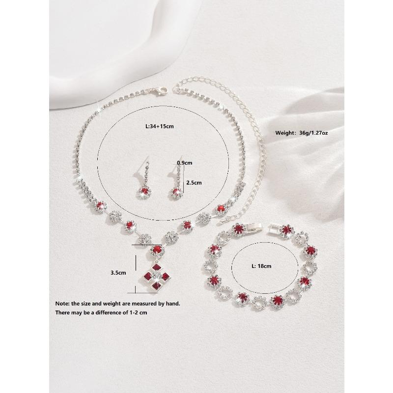 Fashion european and american bridal suit, full diamond stylish necklace, bracelet, earrings, casualsuit, dress accessories
