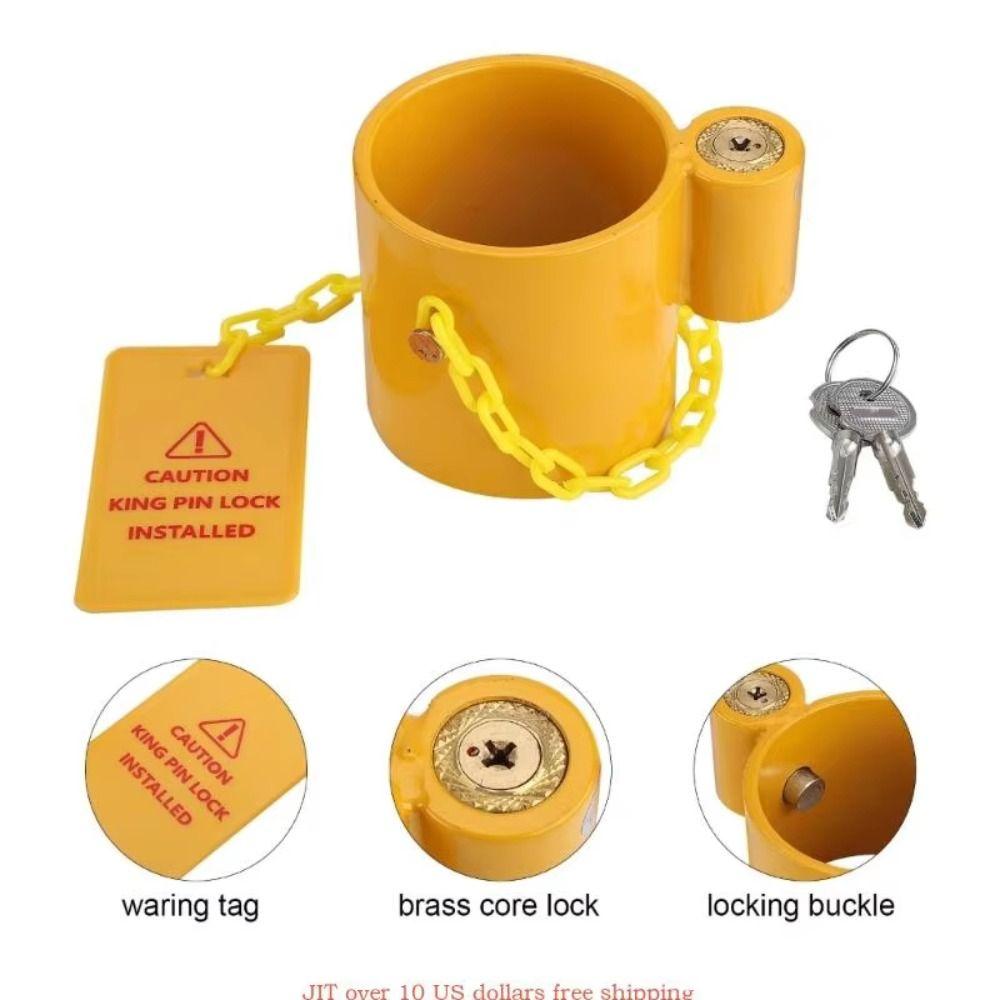 Anti Theft Gooseneck Coupler Lock Heavy Duty Coupling Lock King Pins Locks Container Trailer