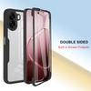 Чехол для OPPO A6X, ПЭТ-пленка для экрана, 360-градусная защита всего корпуса, Прозрачная акриловая противоударная задняя крышка